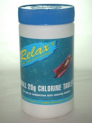 Relax Chlorine Tablets 1Kg